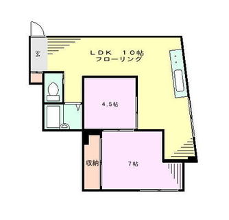 東京都文京区白山１丁目 賃貸マンション 2LDK