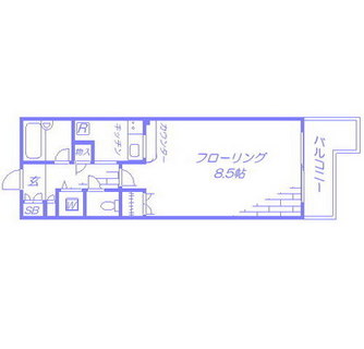 東京都文京区本駒込１丁目 賃貸マンション 1K